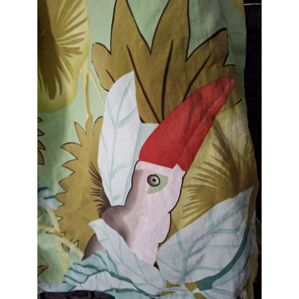 Tommy Bahama Swim Trunks Mens Large Toucan Lined Drawstring Pool Beach Pockets